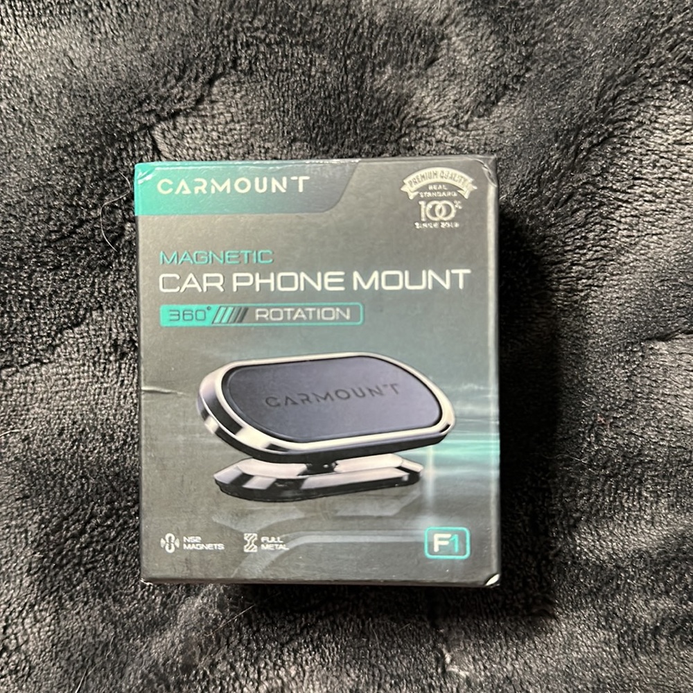COPY - CARMOUNT Black Car Phone Mount
